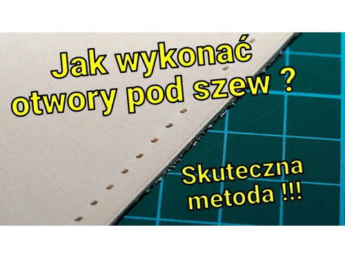Jak wykonać otwory pod szew ? Szybka i skuteczna metoda